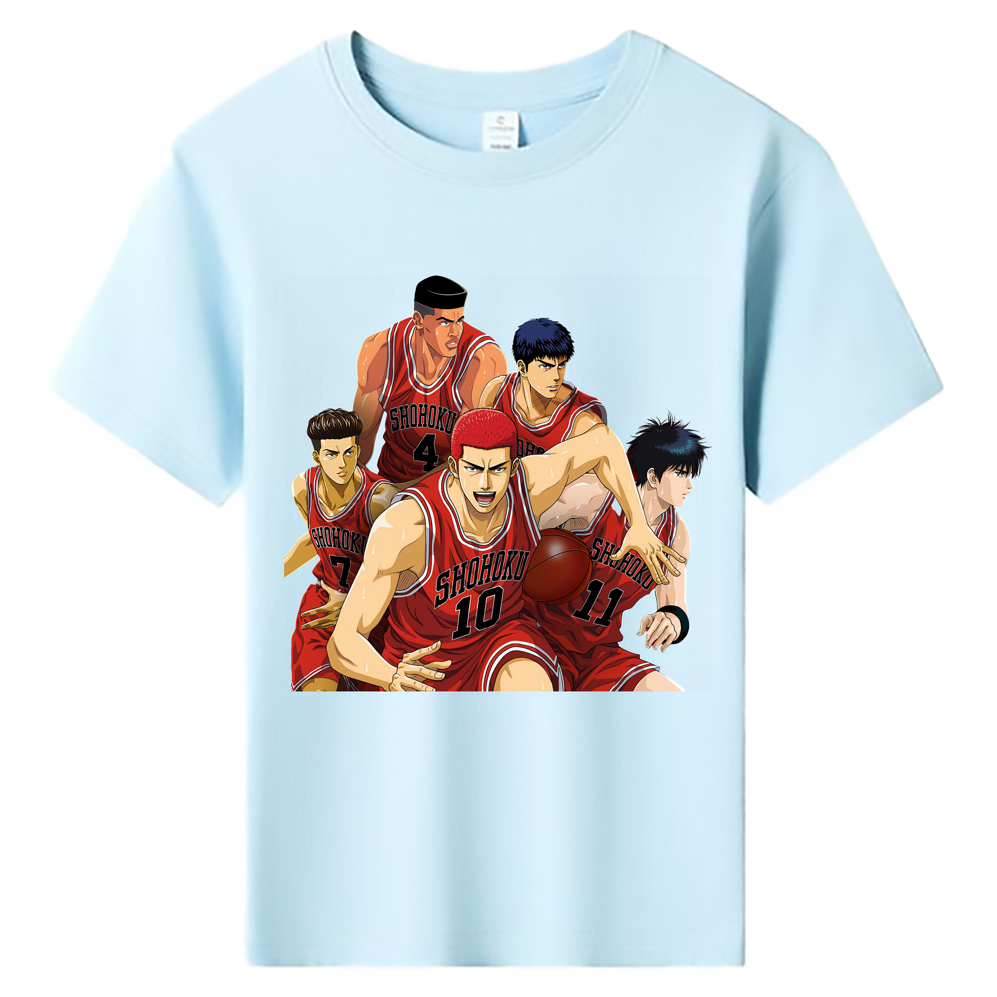 （画像用） SLAM DUNK／スラムダンク 綿100％キッズTシャツ（フロントプリント）